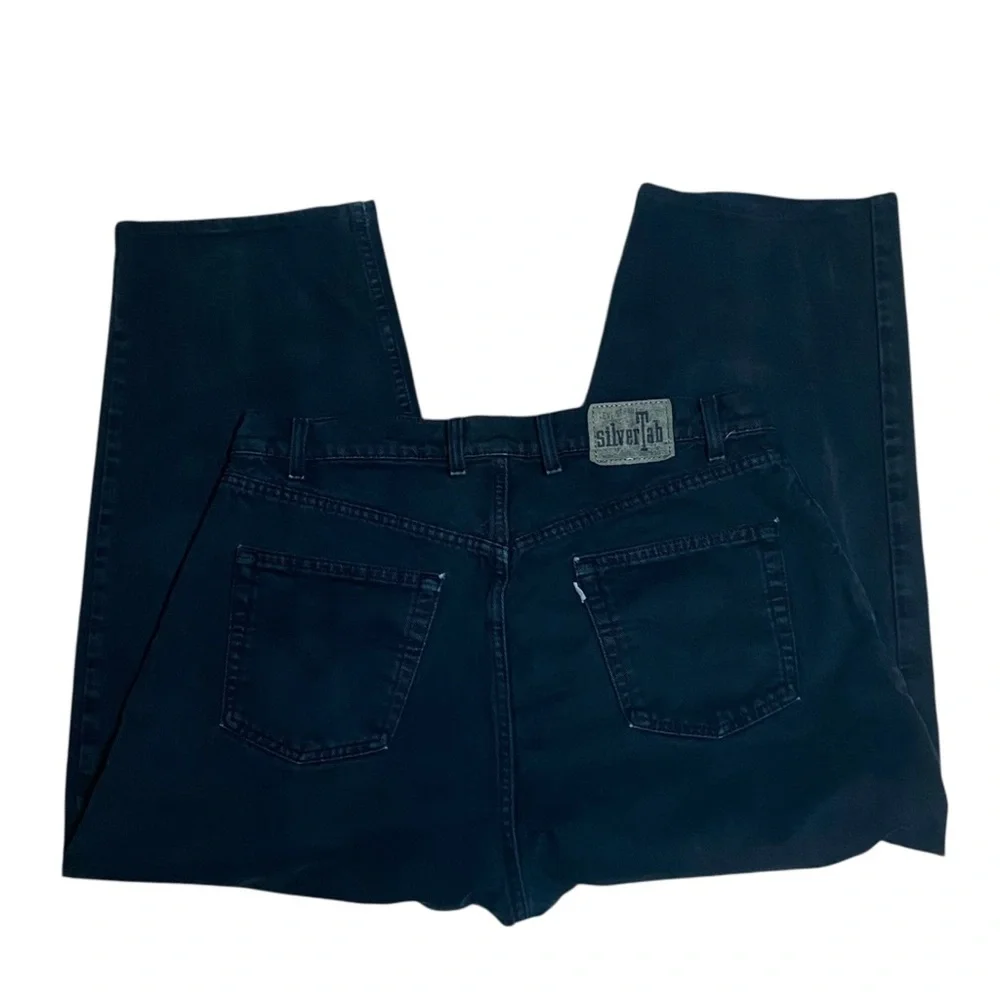 Vintage Levi’s SilverTab Purple Label 90s Baggy Black Jeans Y2K